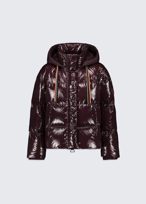 Doudoune Gertrude Burgundy