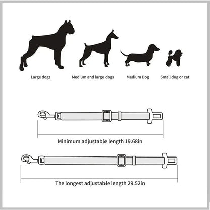 PetSecure Adjustable Car Leash