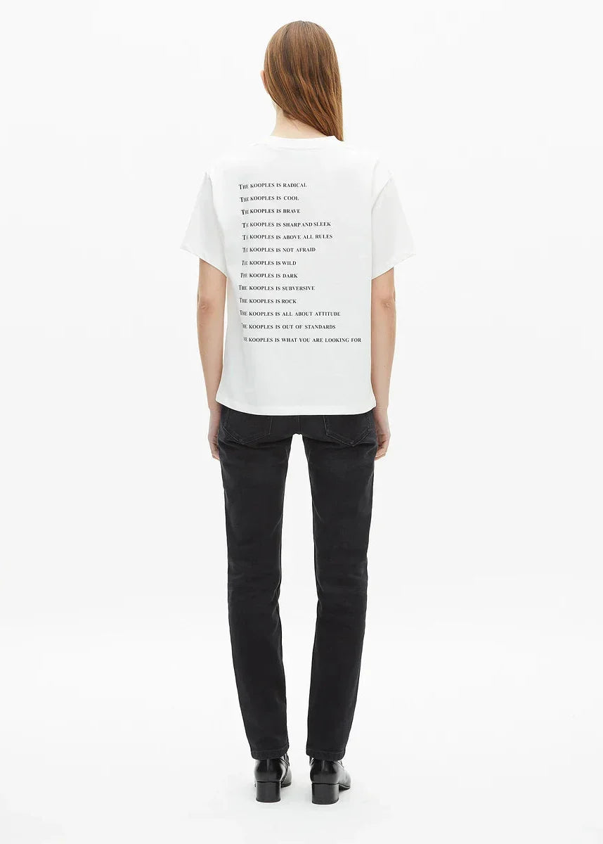 T-shirt What is Blanc