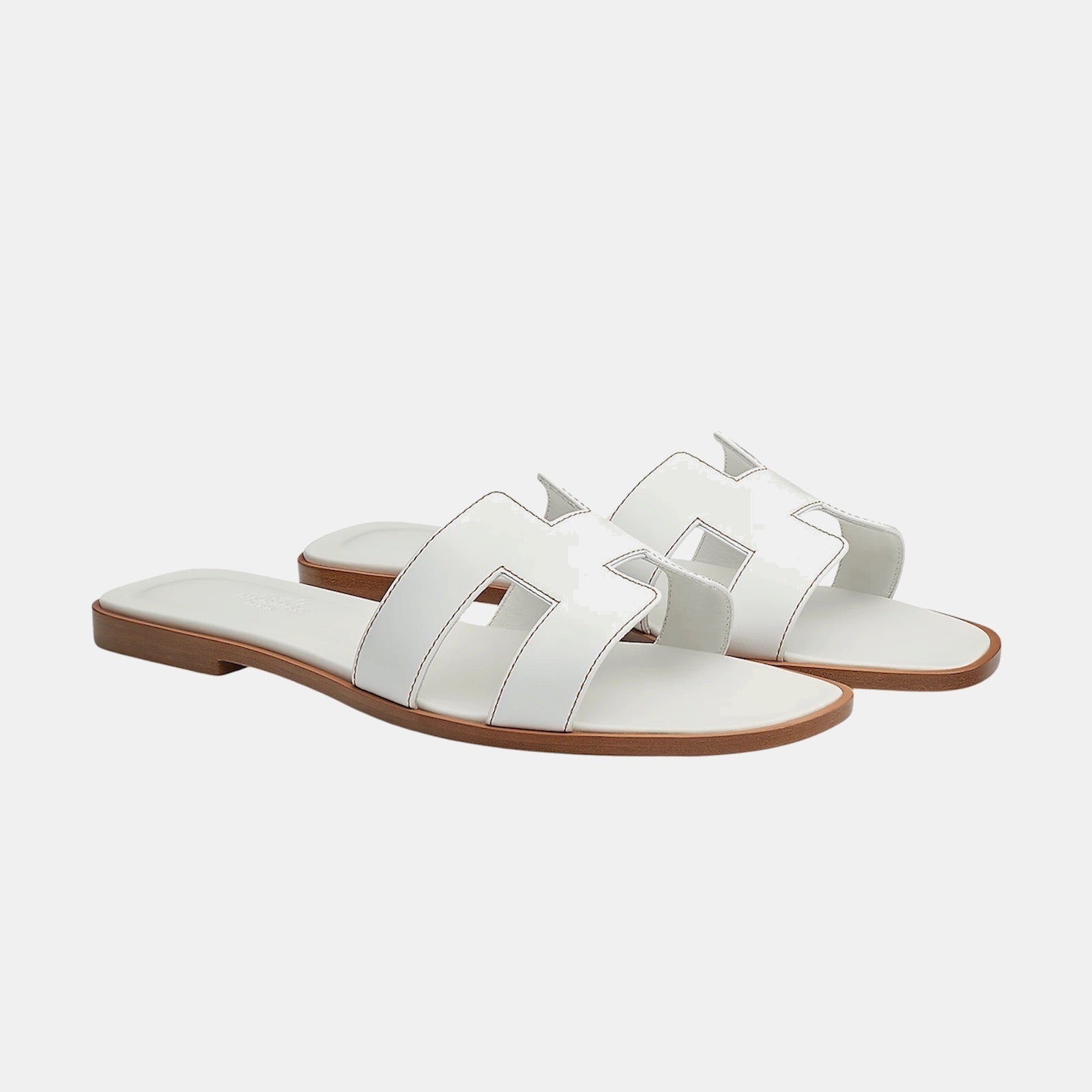 Claquettes H Blanche
